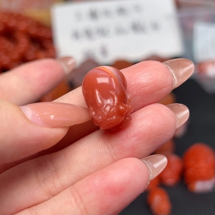 南红玛瑙未镶嵌吊坠(不含链)