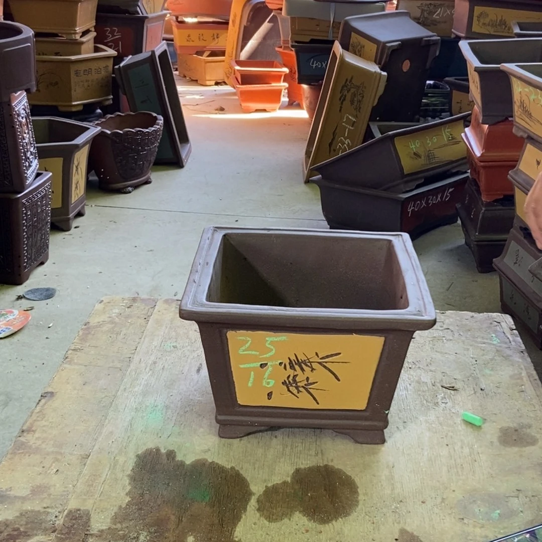 紫砂花盆紫砂紫砂