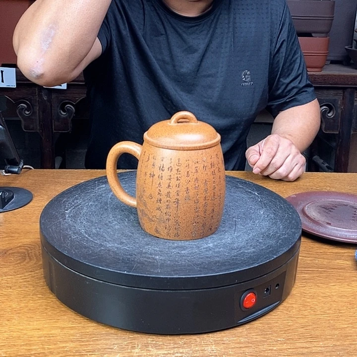 紫砂花盆货号一只秦权