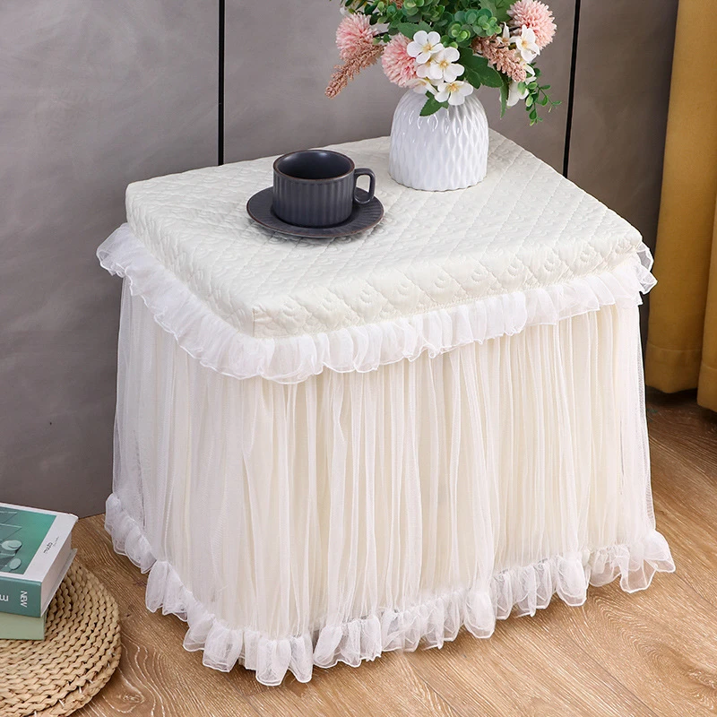 欧式公主风卧室床头柜小台布柜子保险柜全包全盖遮丑罩子盖布新款