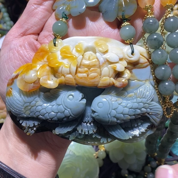 岫玉岫玉吊坠未镶嵌