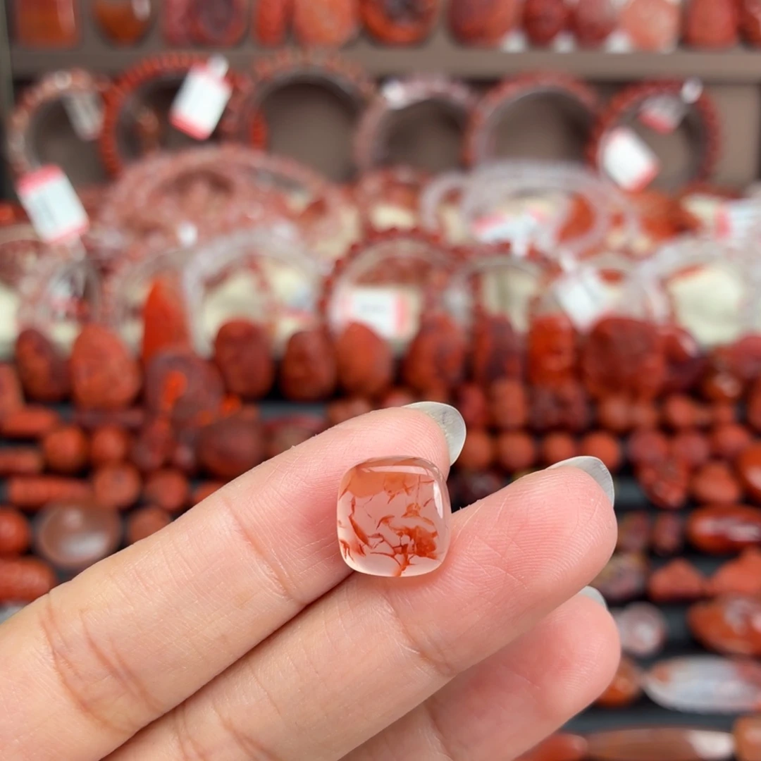 南红玛瑙未镶嵌颈饰蛋面12*11+