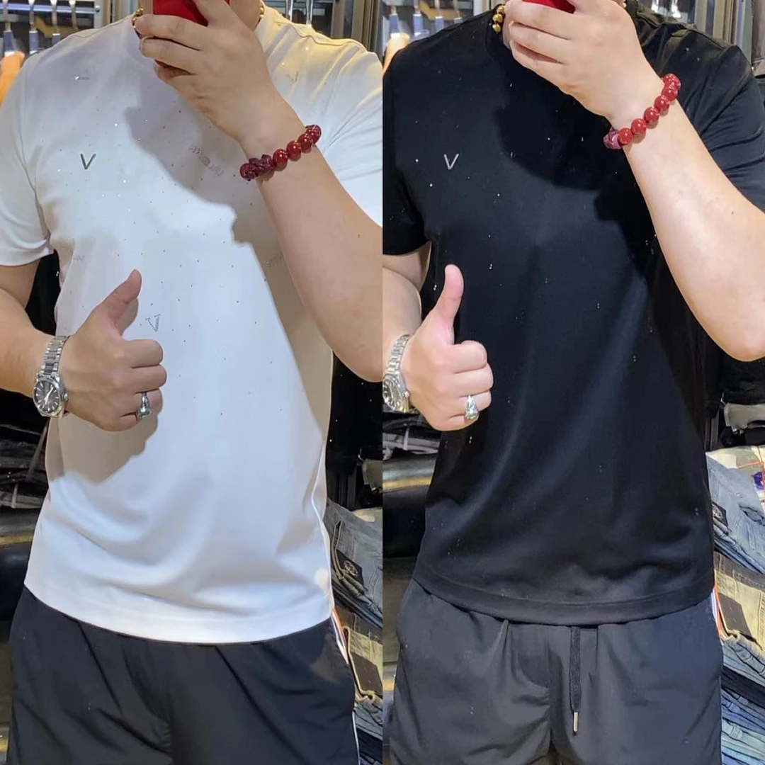 2025夏季新款男士高端时尚短袖T恤 6555