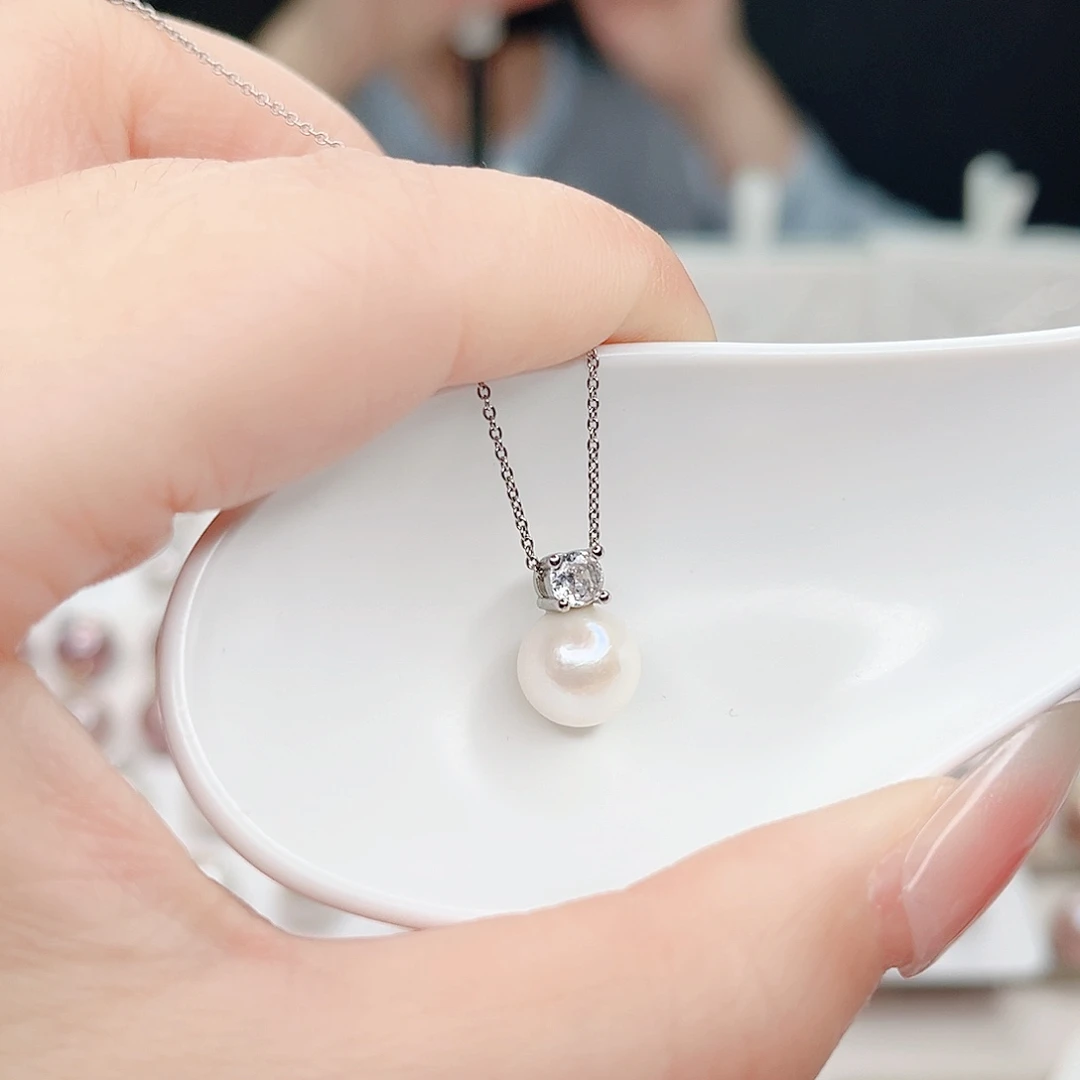 吊坠(赠链)合金淡水珍珠