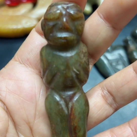 吊坠白玉菩提把件