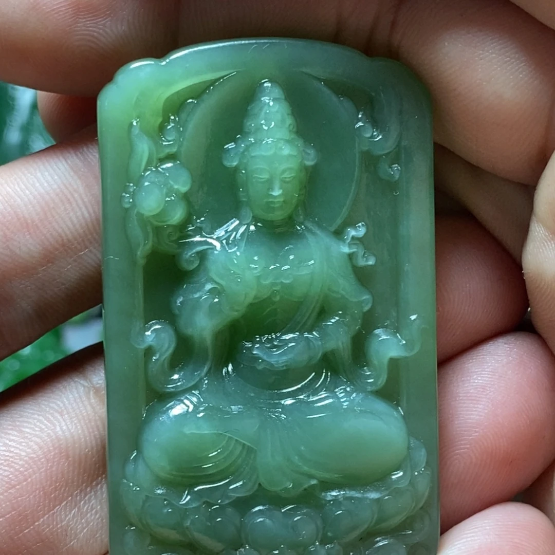 和田玉（碧玉）未镶嵌挂件