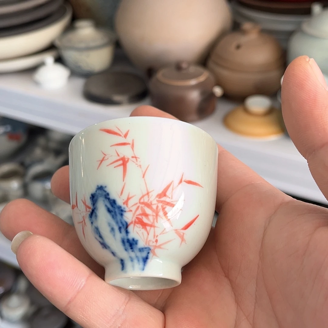 杯青花瓷器青花瓷器