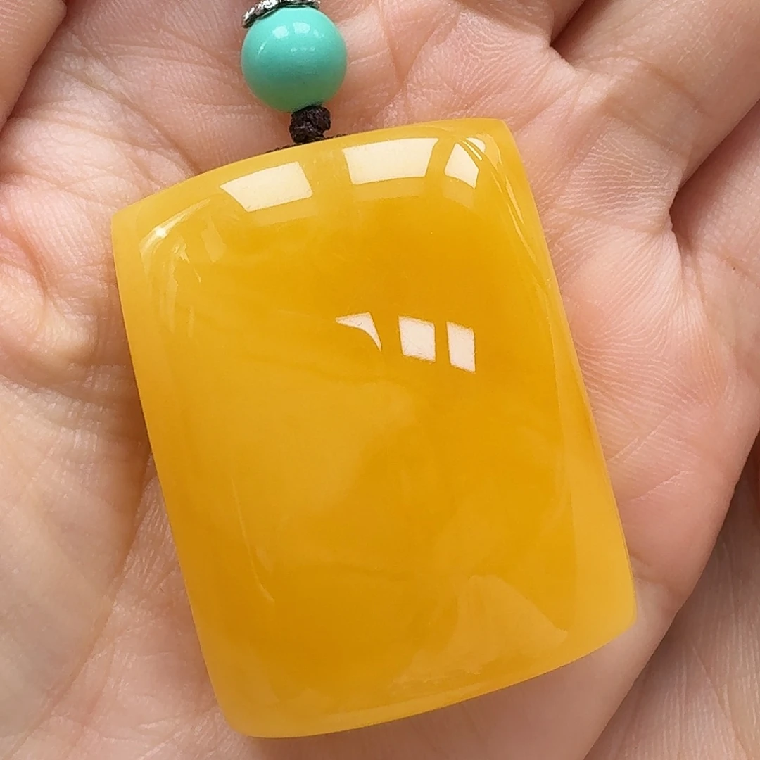 未镶嵌琥珀珠宝奇石吊坠