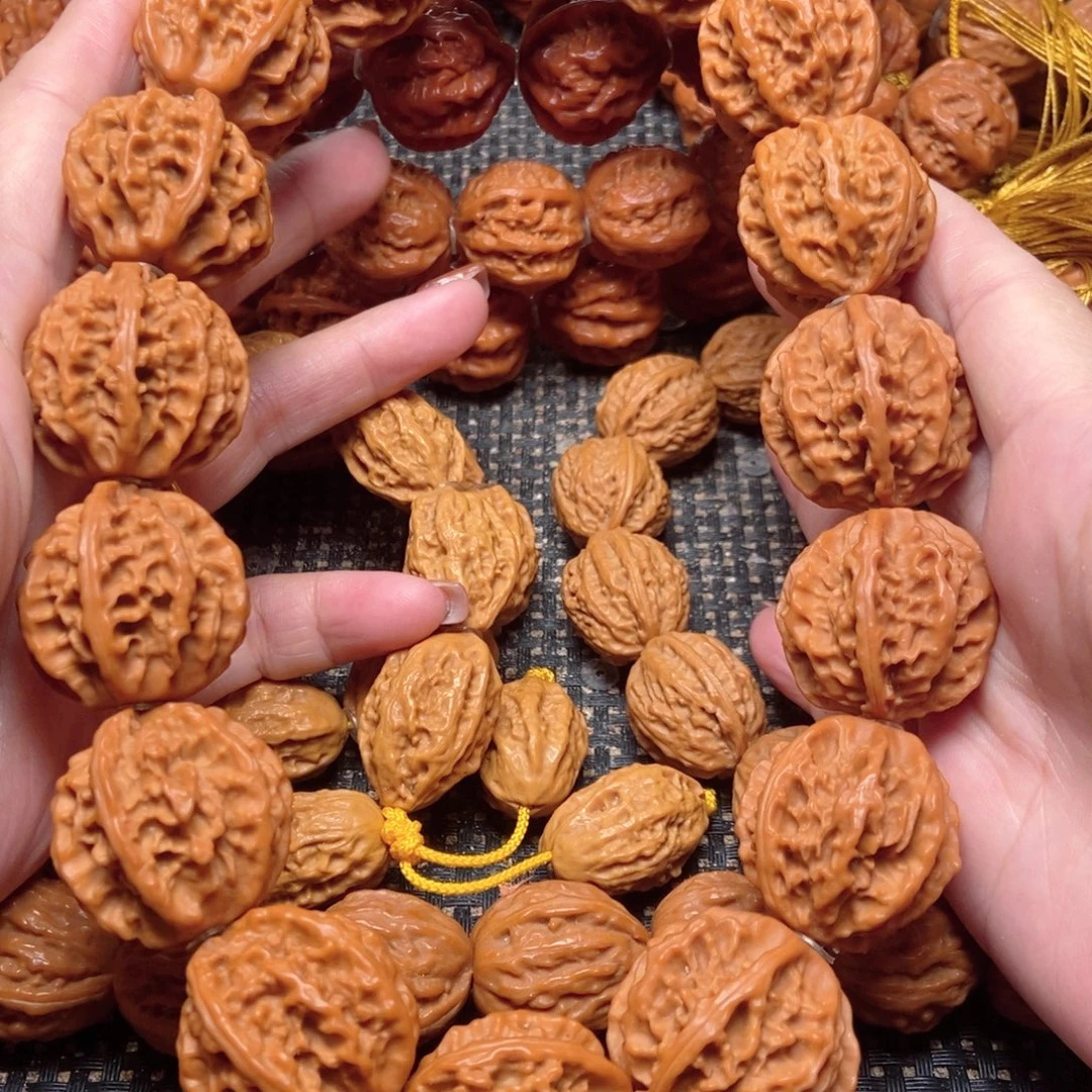 吊坠文玩核桃粗筋麻花手持