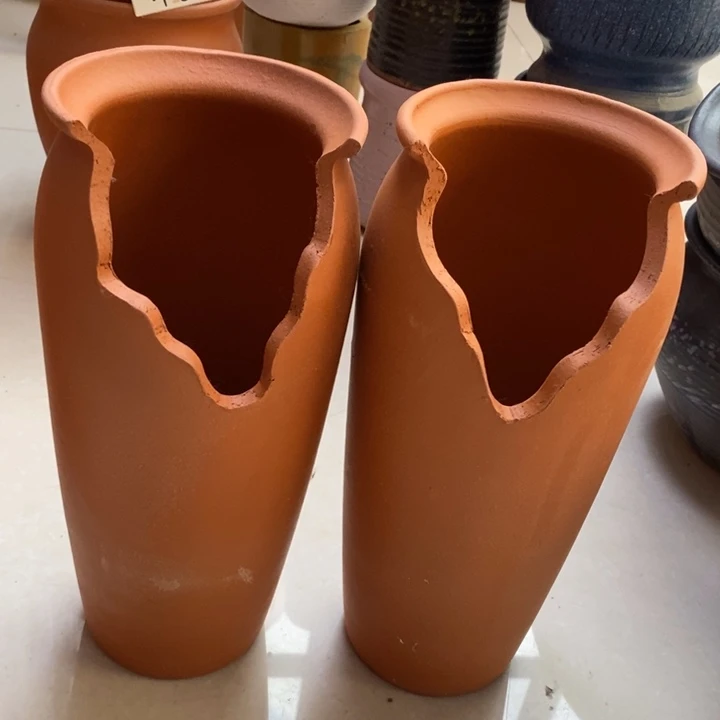 粗陶红陶绿植花盆958