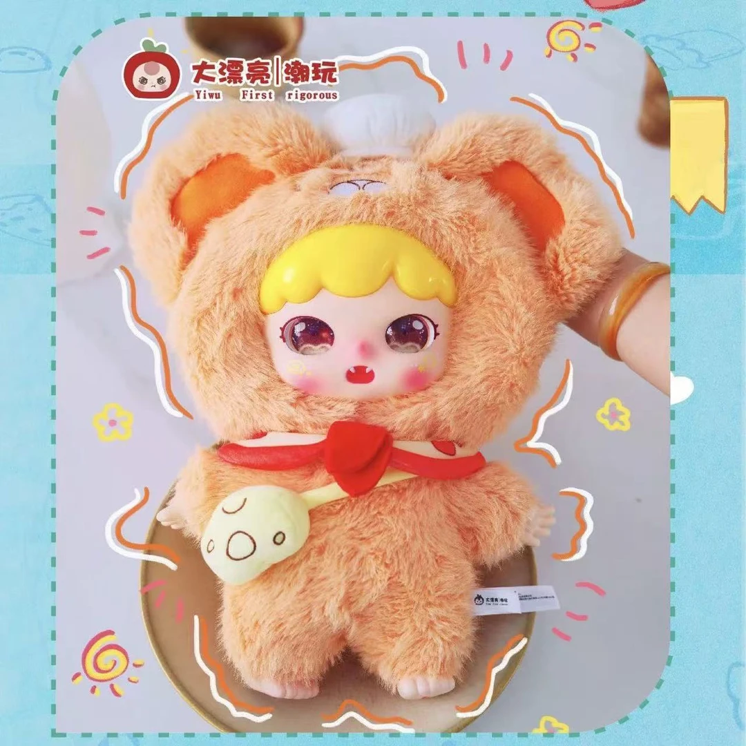 正版小甜牙动物点心400体毛绒盲盒