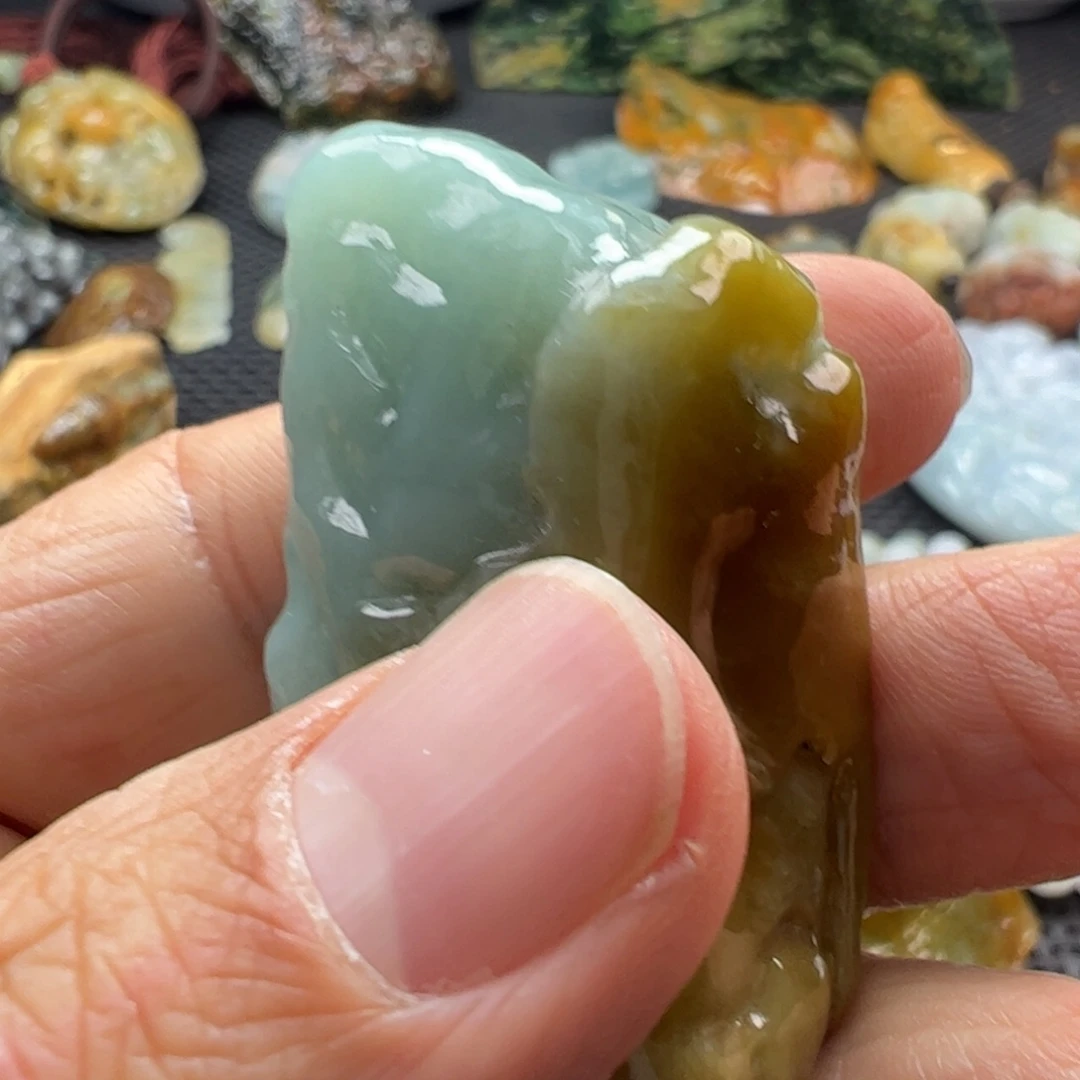 香***二翡翠裸石缅甸翡翠