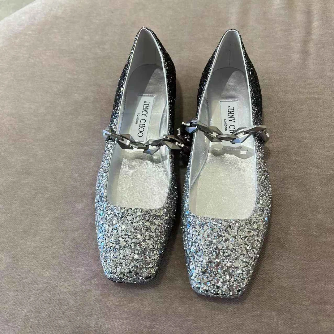 未使用 JIMMY CHOO/吉米周 /周仰杰/XIAOYU/平底鞋