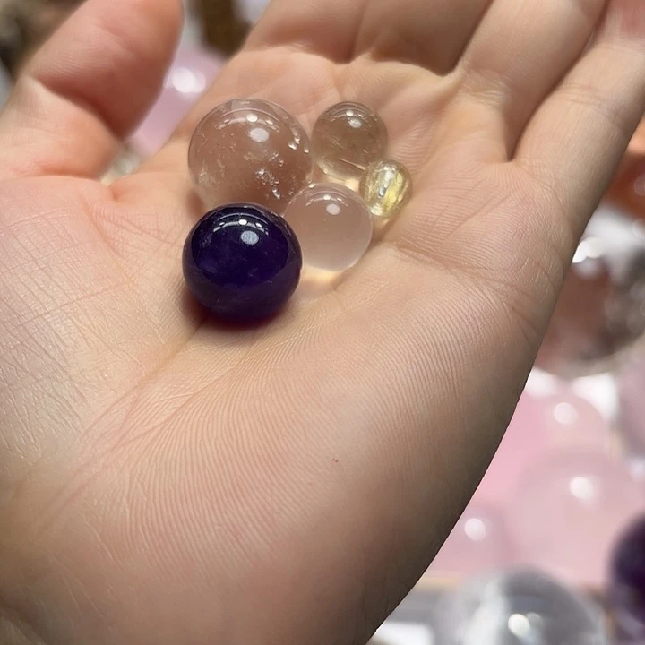 李***艳银S925镶嵌耳饰紫晶