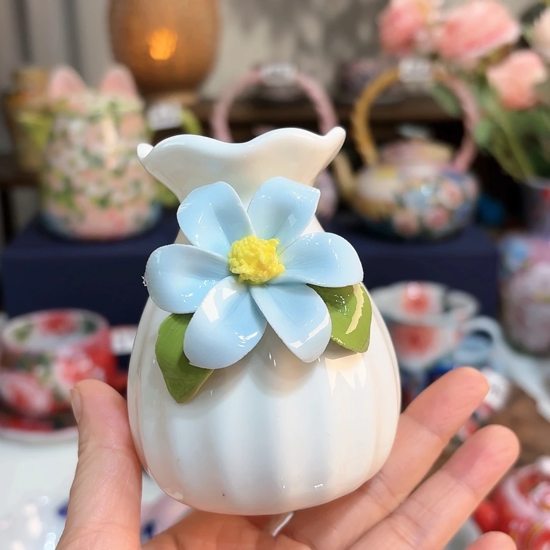 景德镇手绘高温釉下彩陶瓷茶具