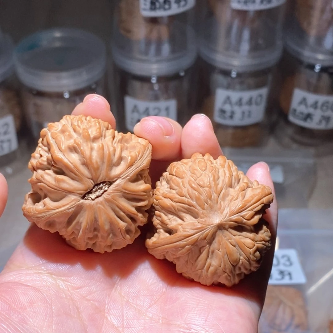 吊坠文玩核桃土****熊42全品正磨