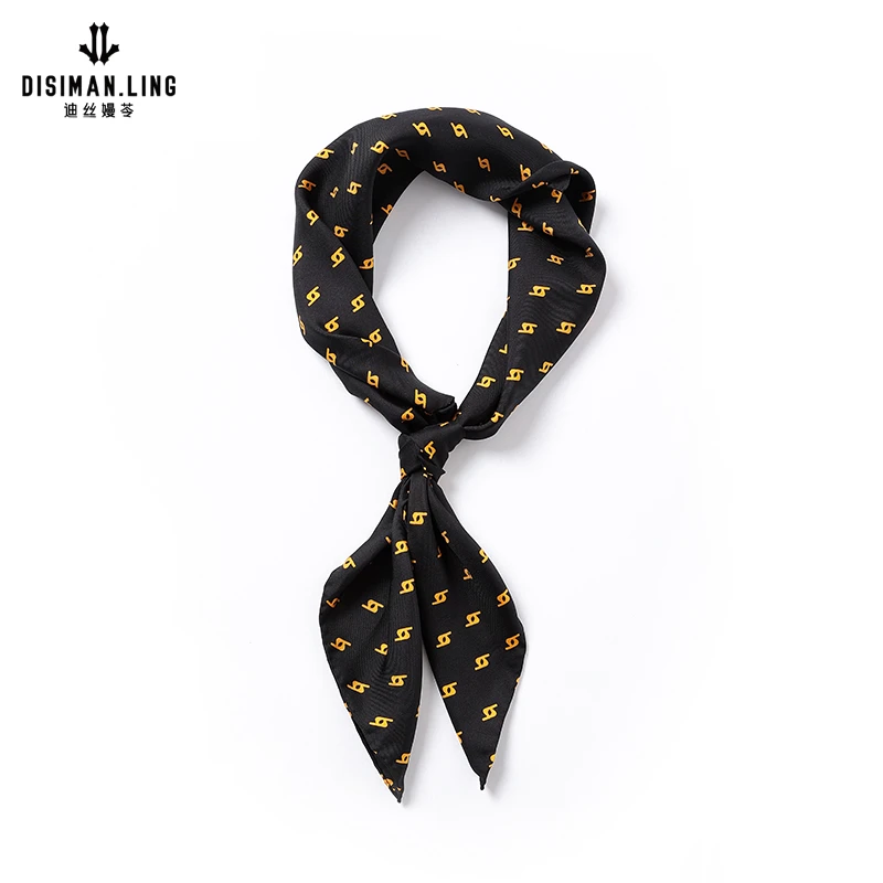 迪丝嫚苓多色丝巾气质百搭新款潮流女士小众设计感夏日时尚穿搭