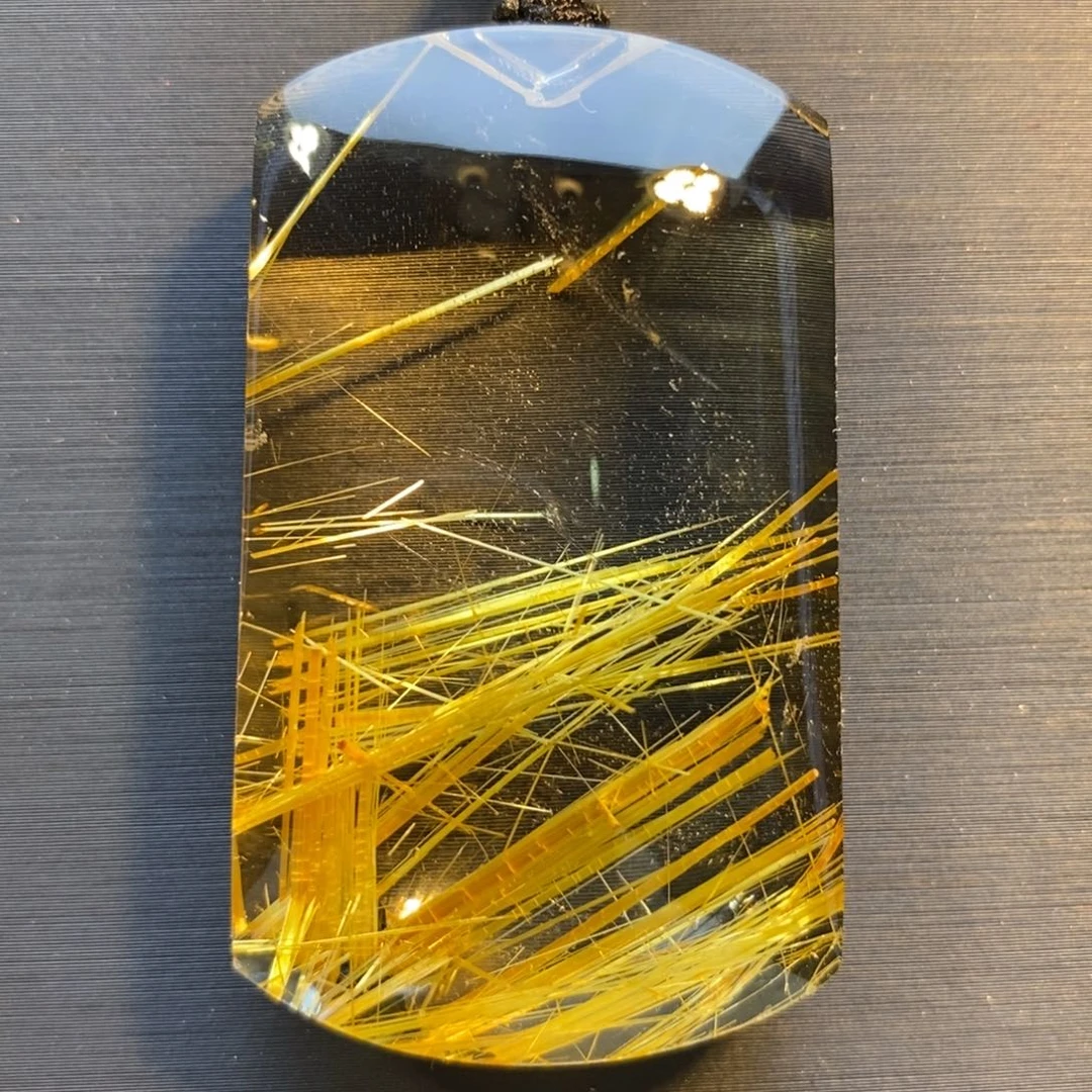 颈饰水晶未镶嵌钛晶无事牌