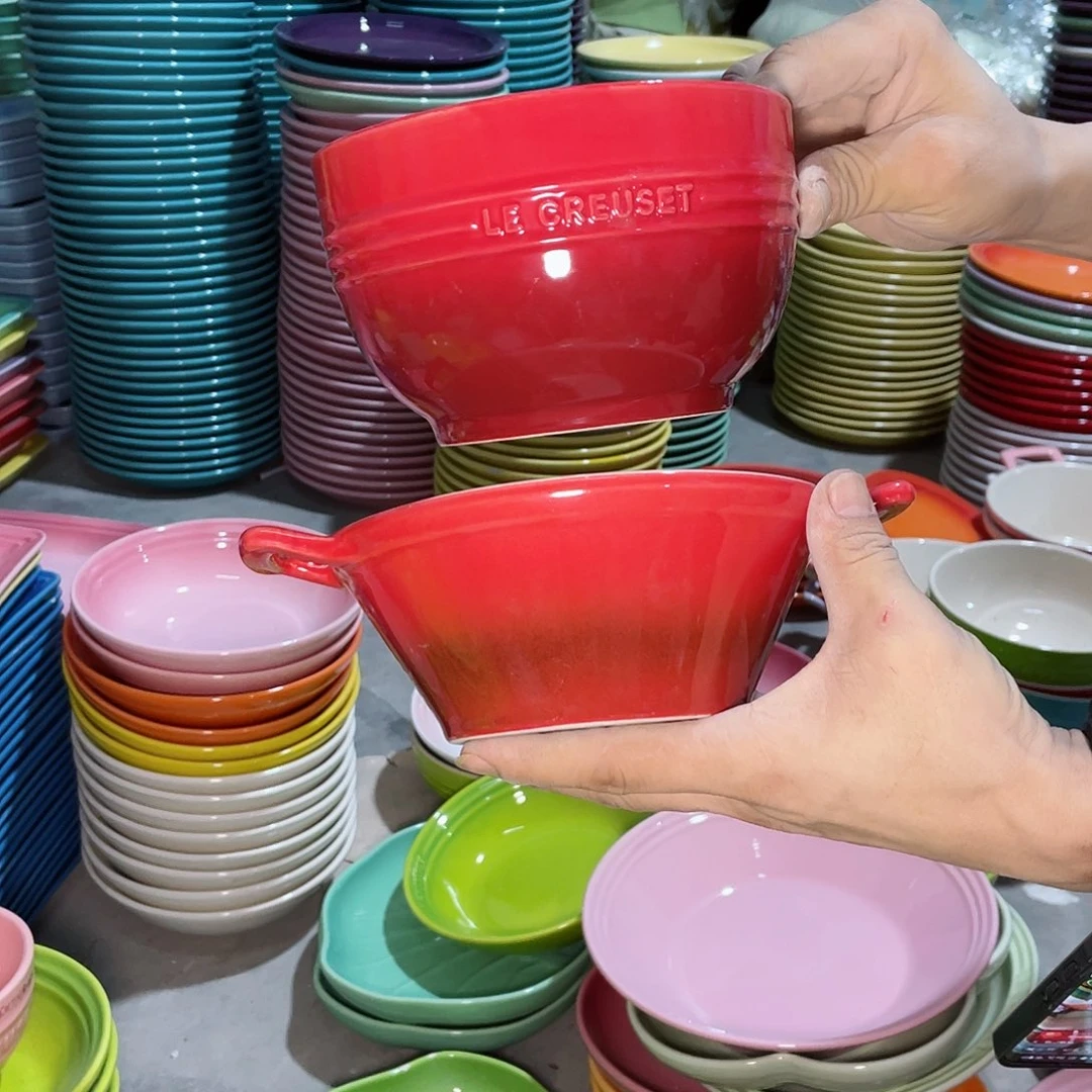 瓷片微瑕陶瓷餐具2个装