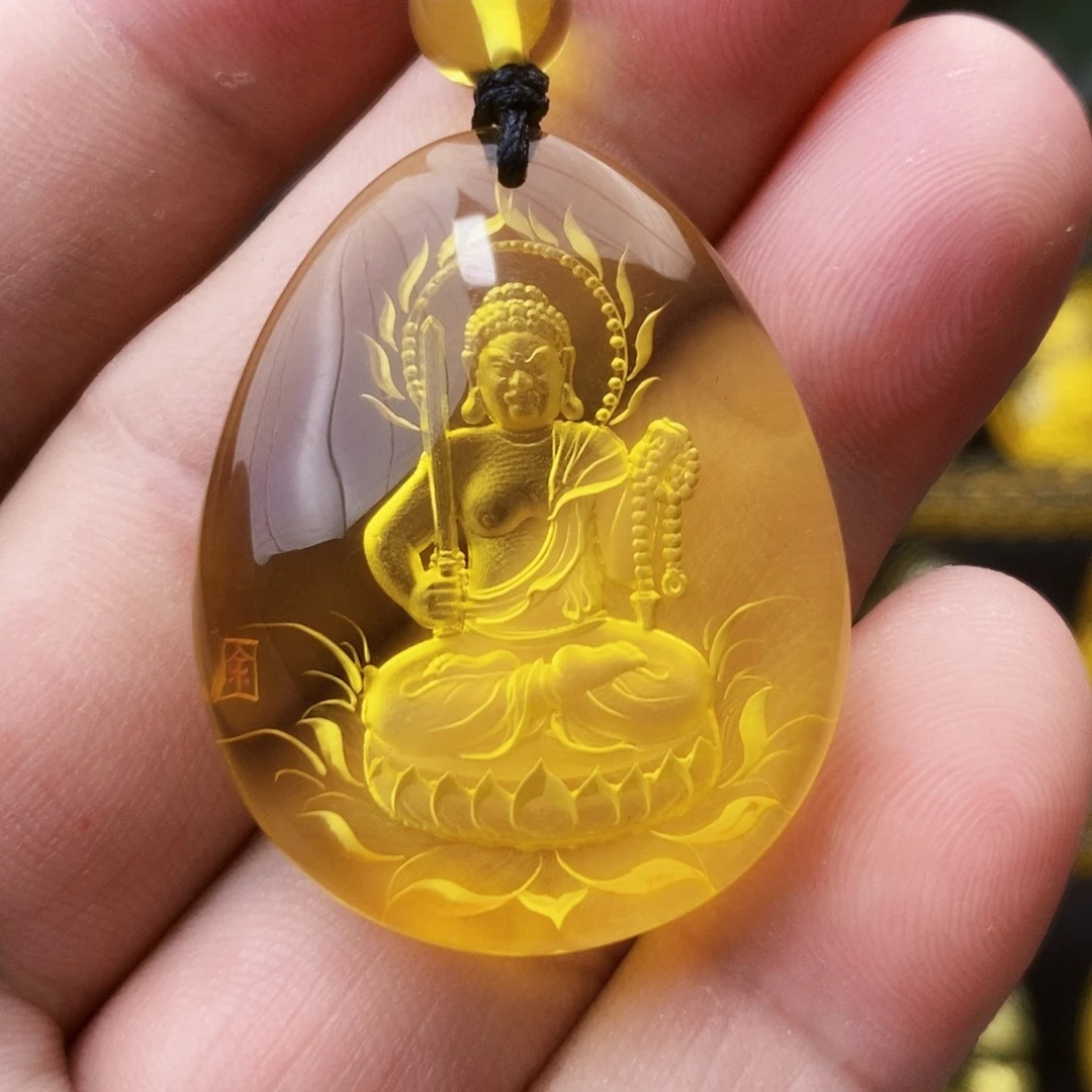 【闪购商品】金珀吊坠(不含链)未镶嵌