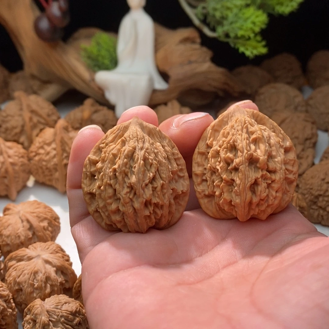 吊坠文玩核桃麦穗虎头41