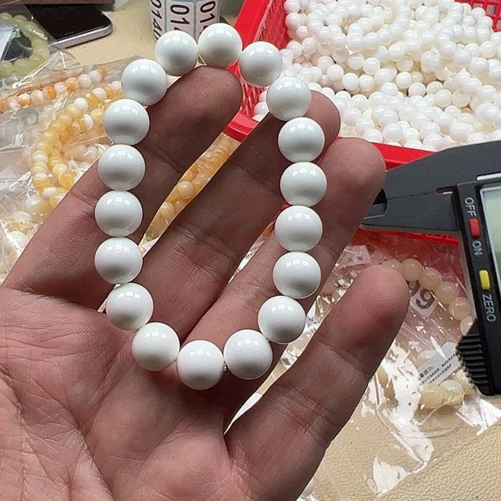 白玉菩提手串白色1091