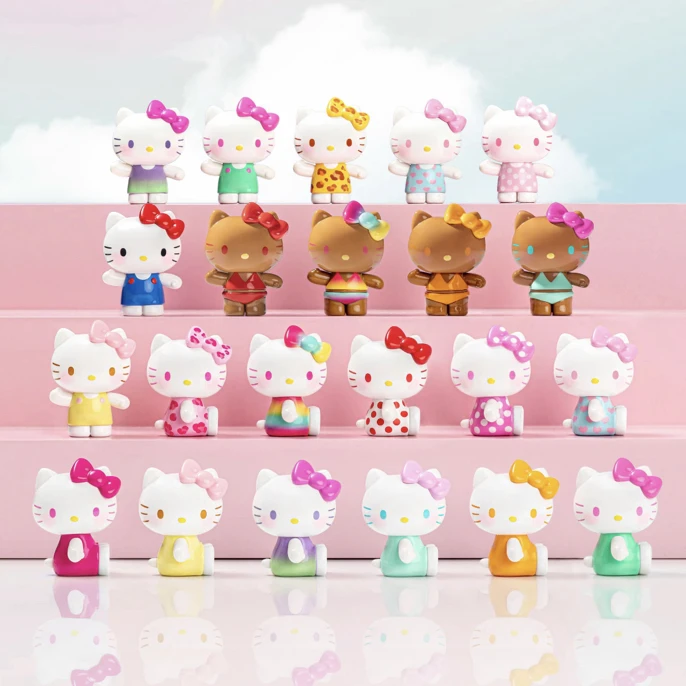 【王玥拆盒拆袋】Hello Kitty夏日彩虹糖盲袋凯蒂猫萌粒盲袋