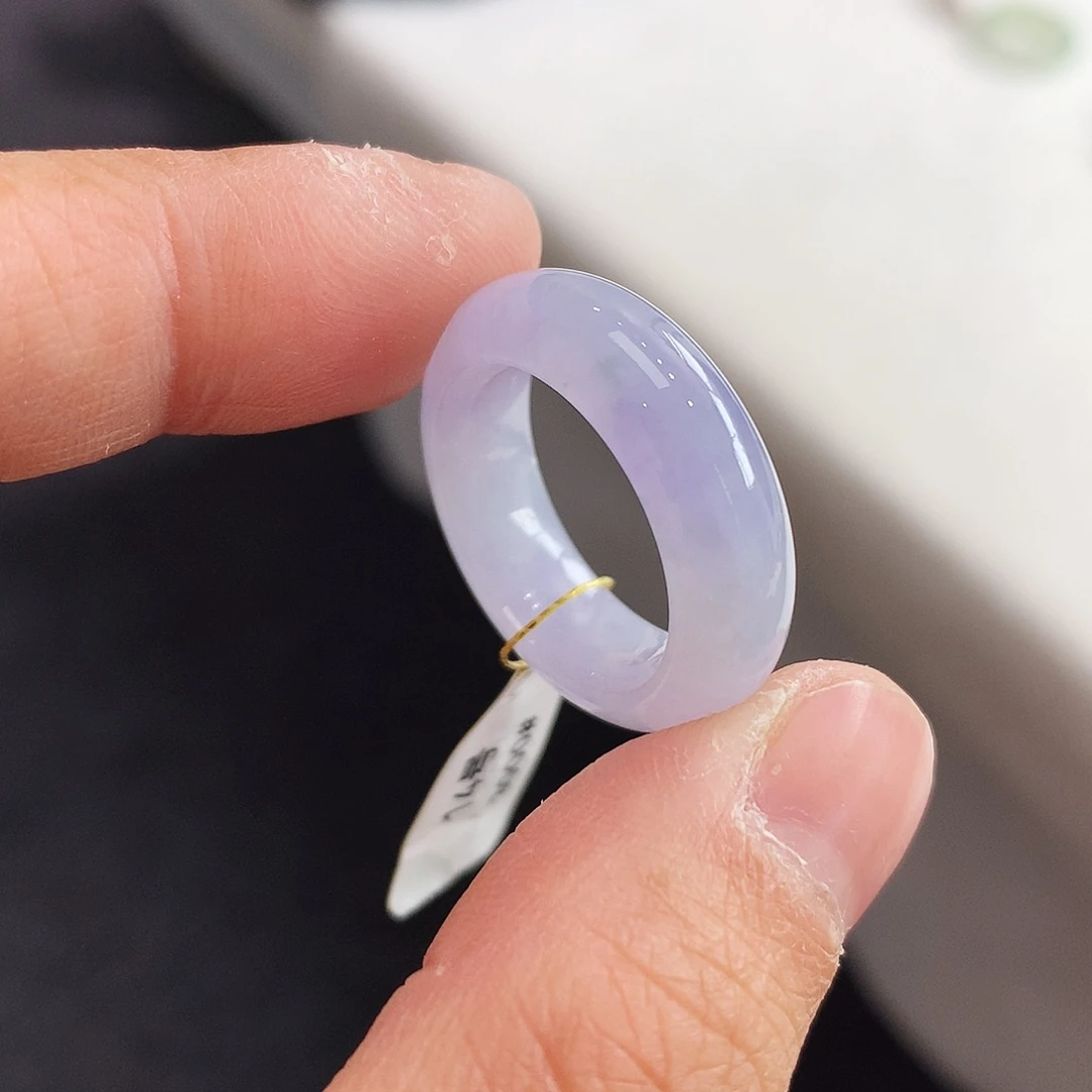 翡翠未镶嵌戒指14号