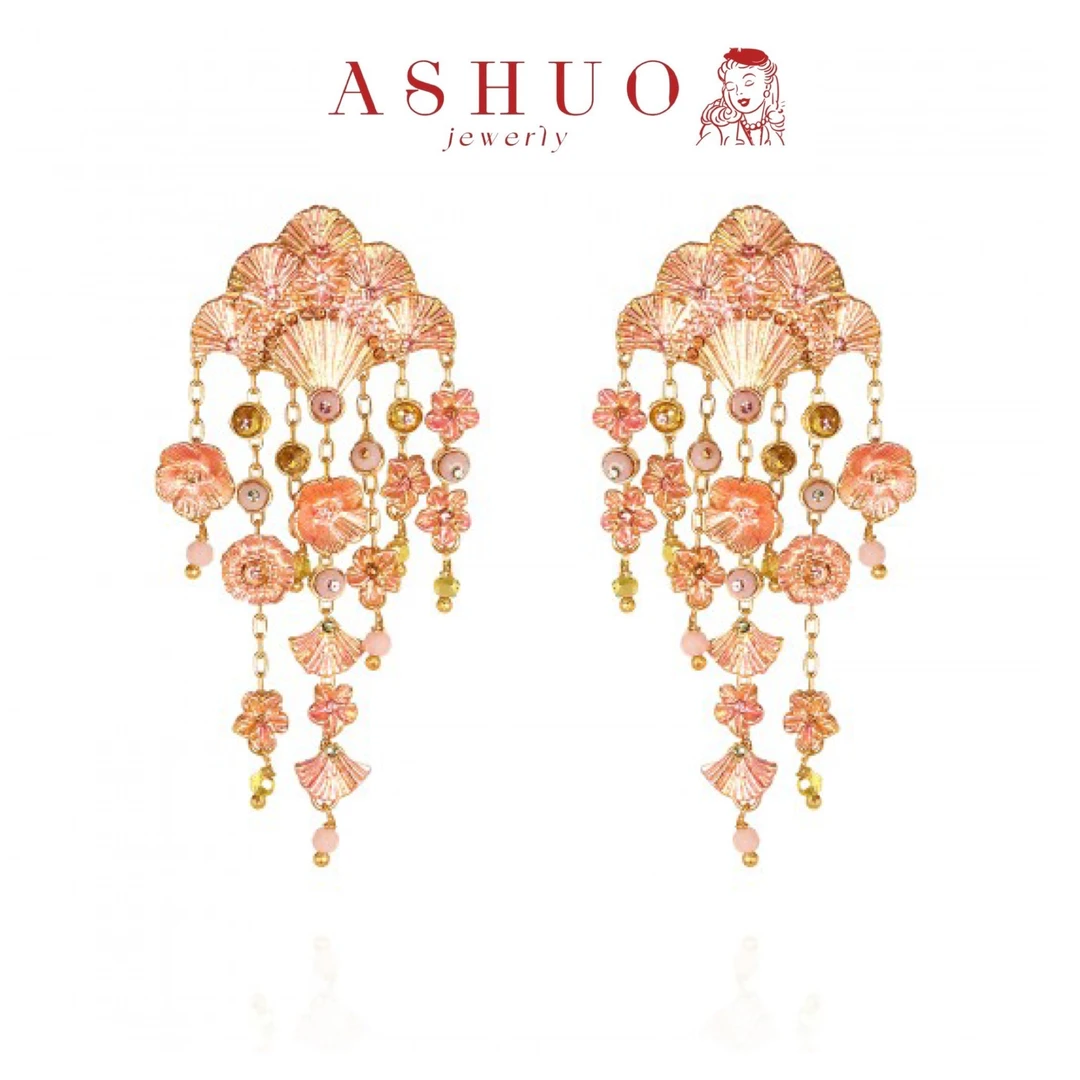 铜合金耳饰 阿烁中古 Saoya as9846