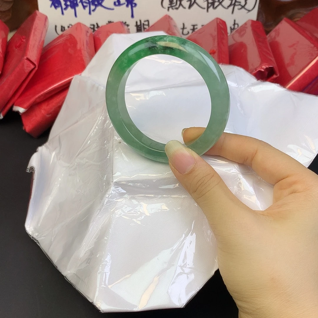 翡翠未镶嵌手镯54.2