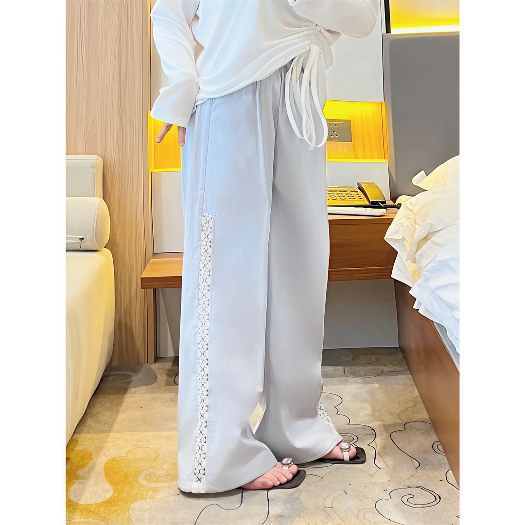 雪梨罐头 / 凉感弹力锦棉山本裤14501花契大码200斤胖mm休闲时尚