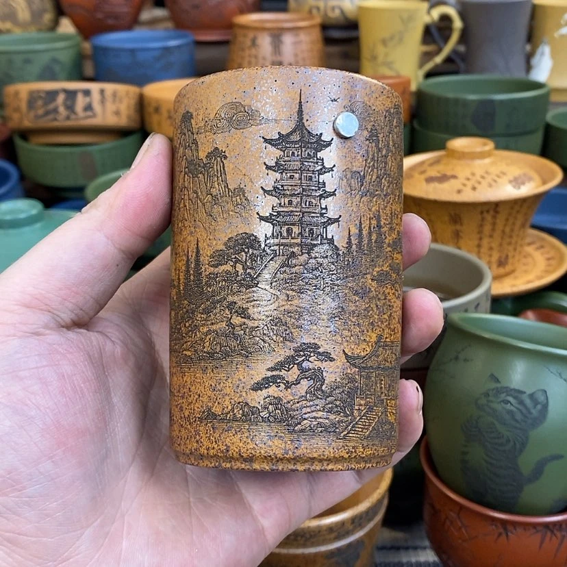 【闪购商品】紫砂杯子宜兴全手工紫砂杯