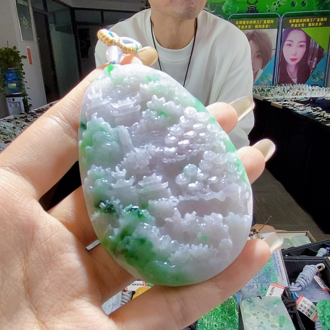 颈饰未镶嵌翡翠翡翠