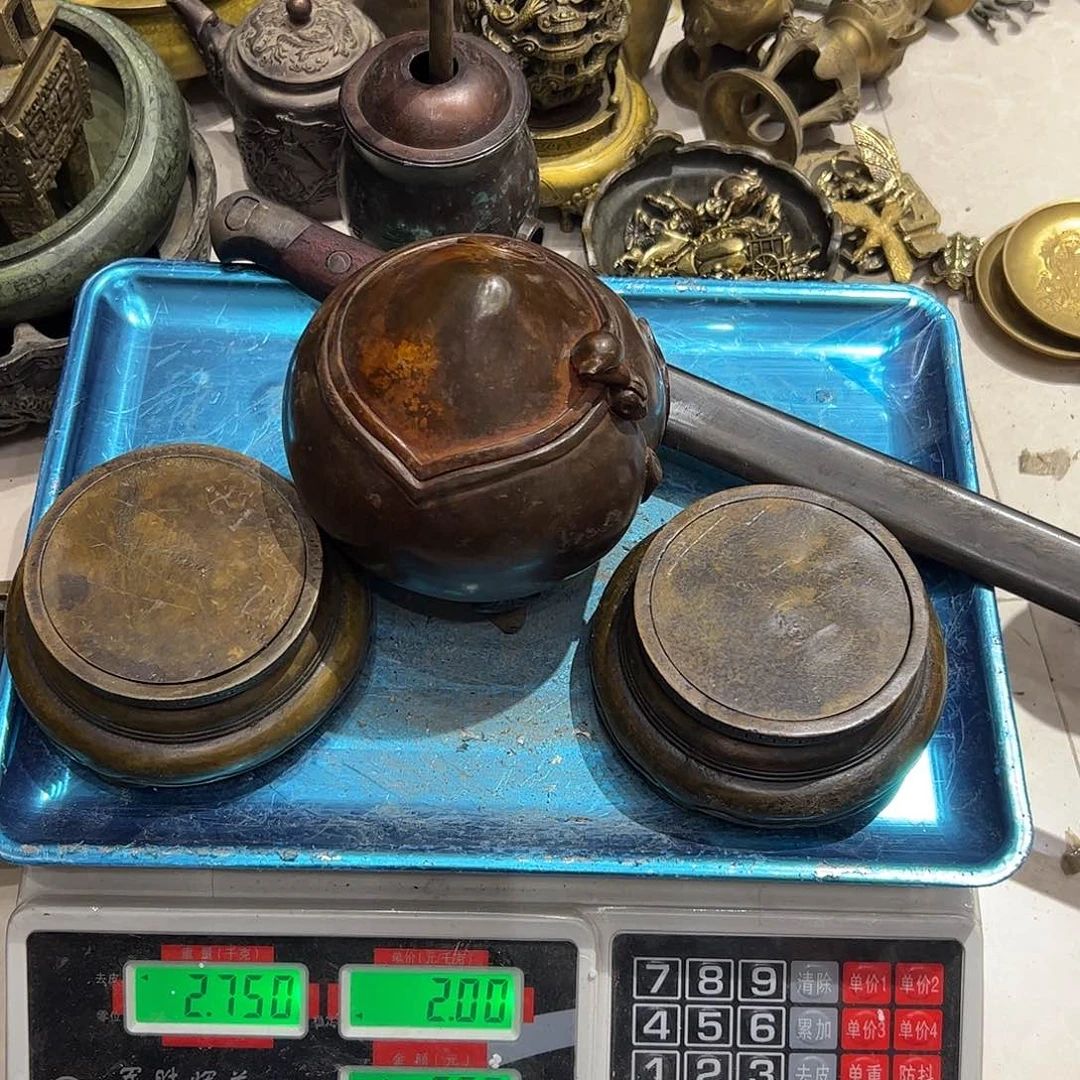 曦*微瑕疵黄铜摆件工艺品