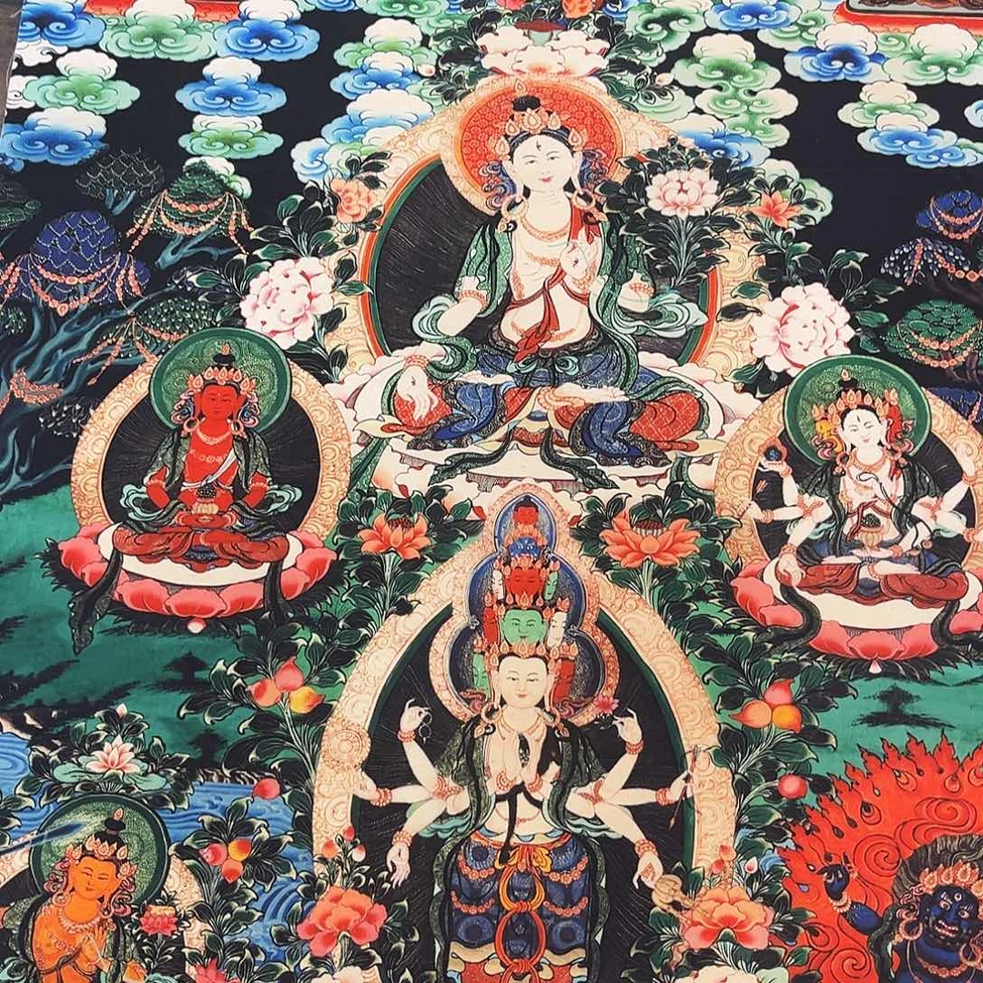 卷轴画唐卡精品展览