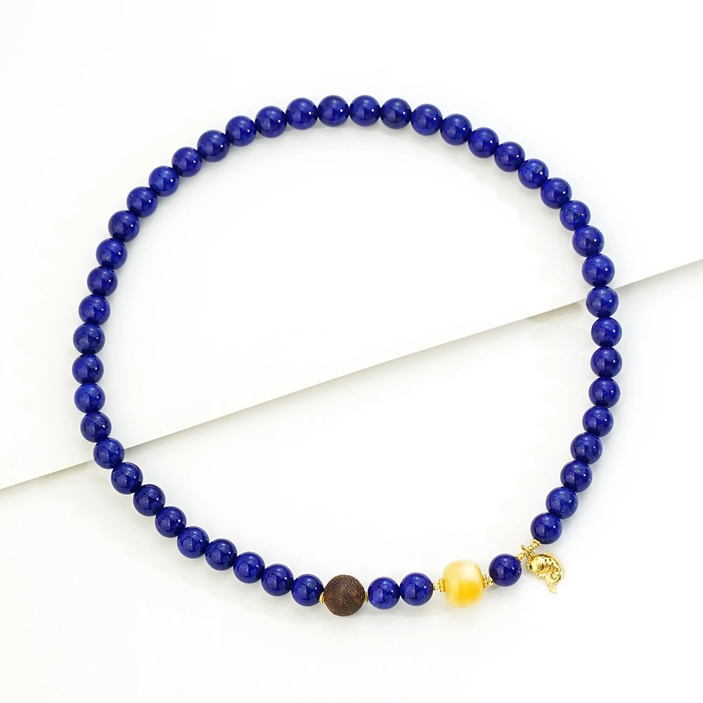 18K青金石双圈手串45470