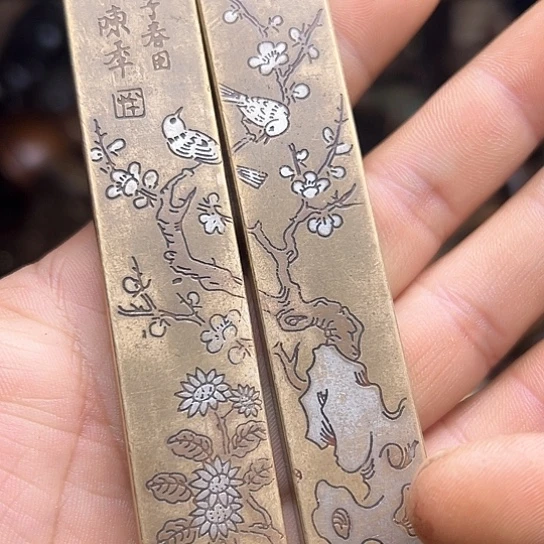 铜制文玩把玩物件