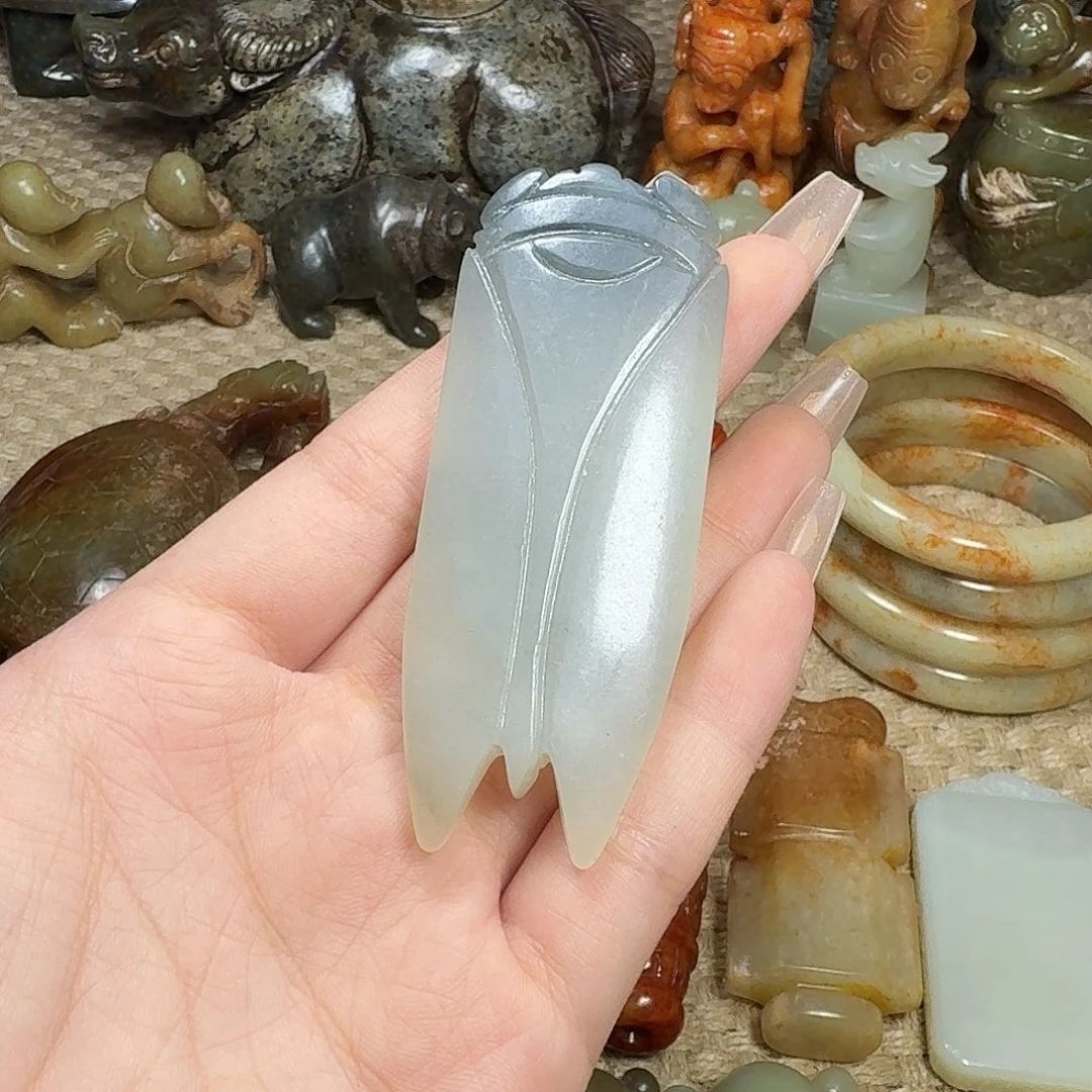白玉菩提吊坠挂件