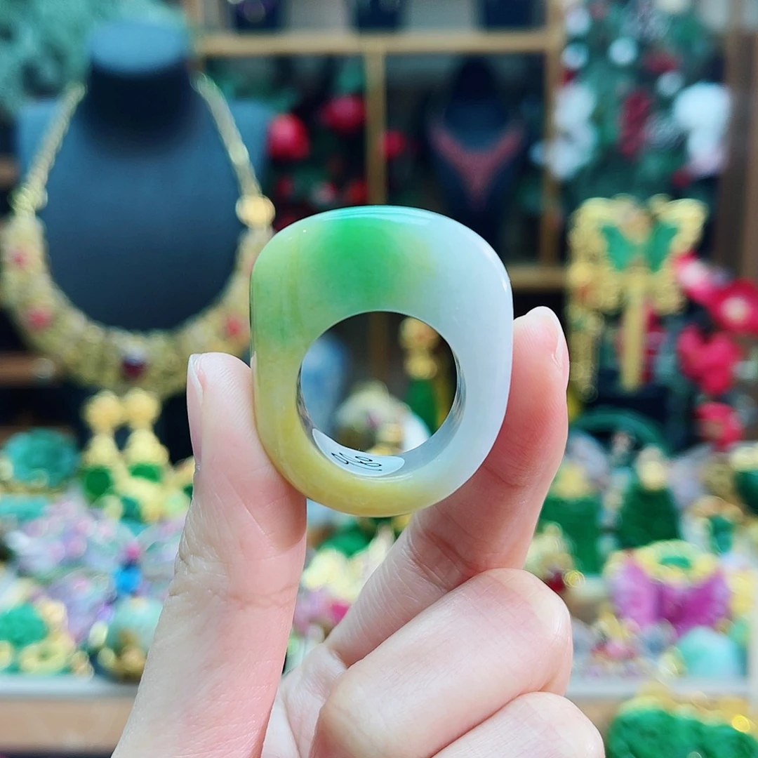 未镶嵌戒指翡翠48小时鉴赏期1
