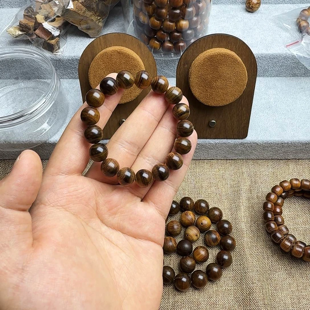 爱***锅柏木（崖柏）手串/手链太行崖柏石化骨