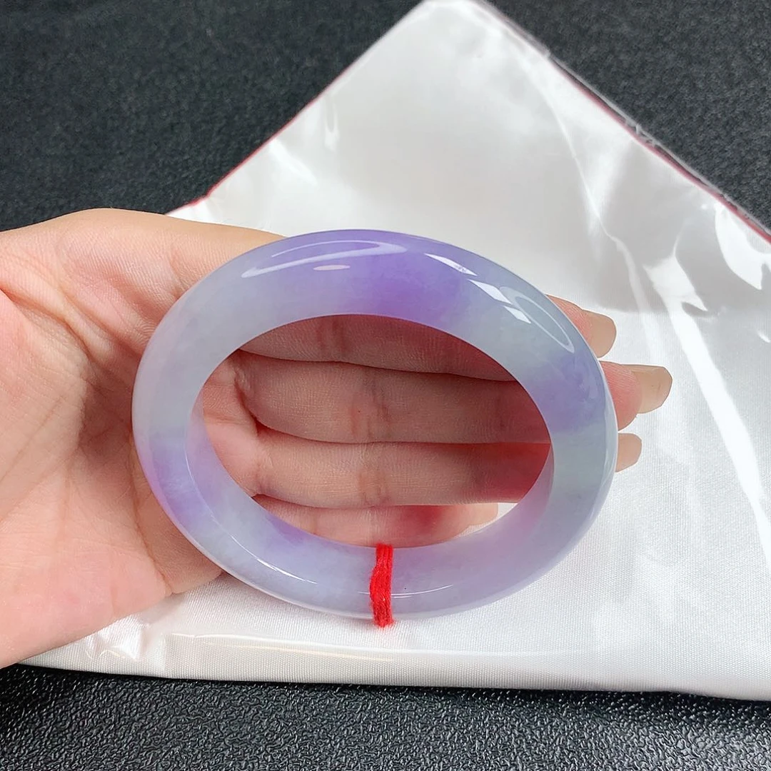 【闪购商品】未镶嵌手镯翡翠，56完美绝绝紫