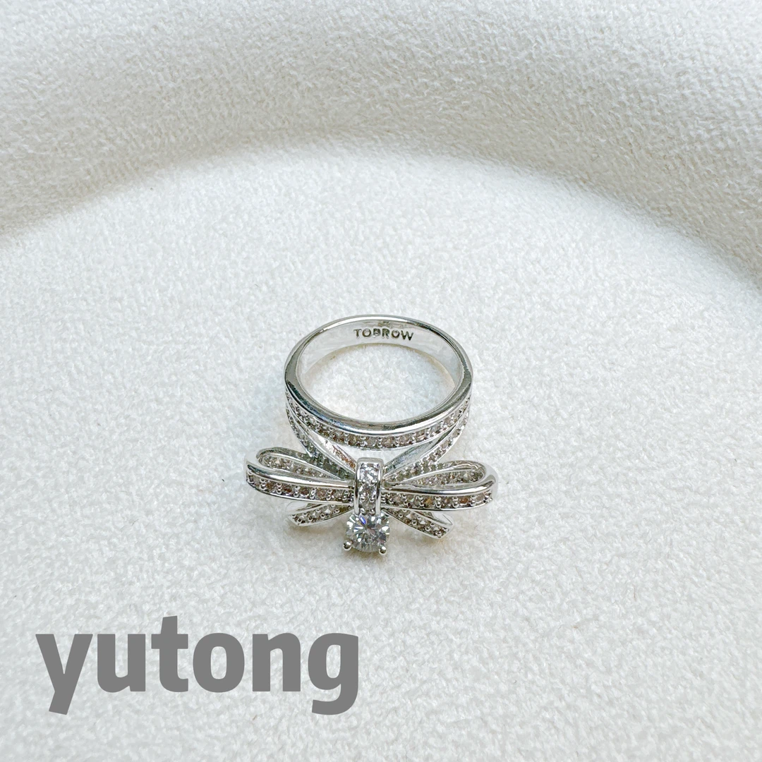 铜合金锆石戒指 【雨桐轻奢饰品】设计款戒指YT03332