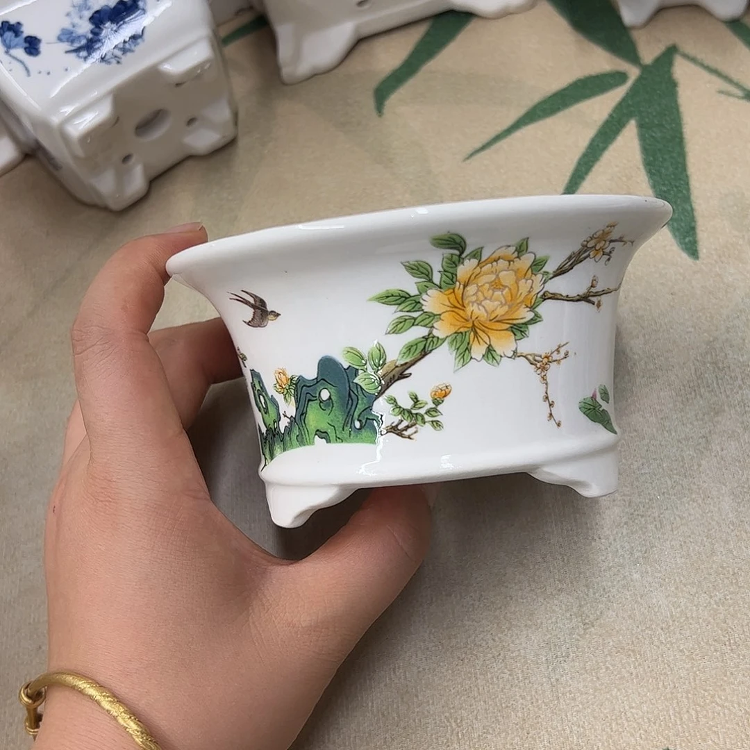紫砂花盆939号瑕疵13/6.5cm