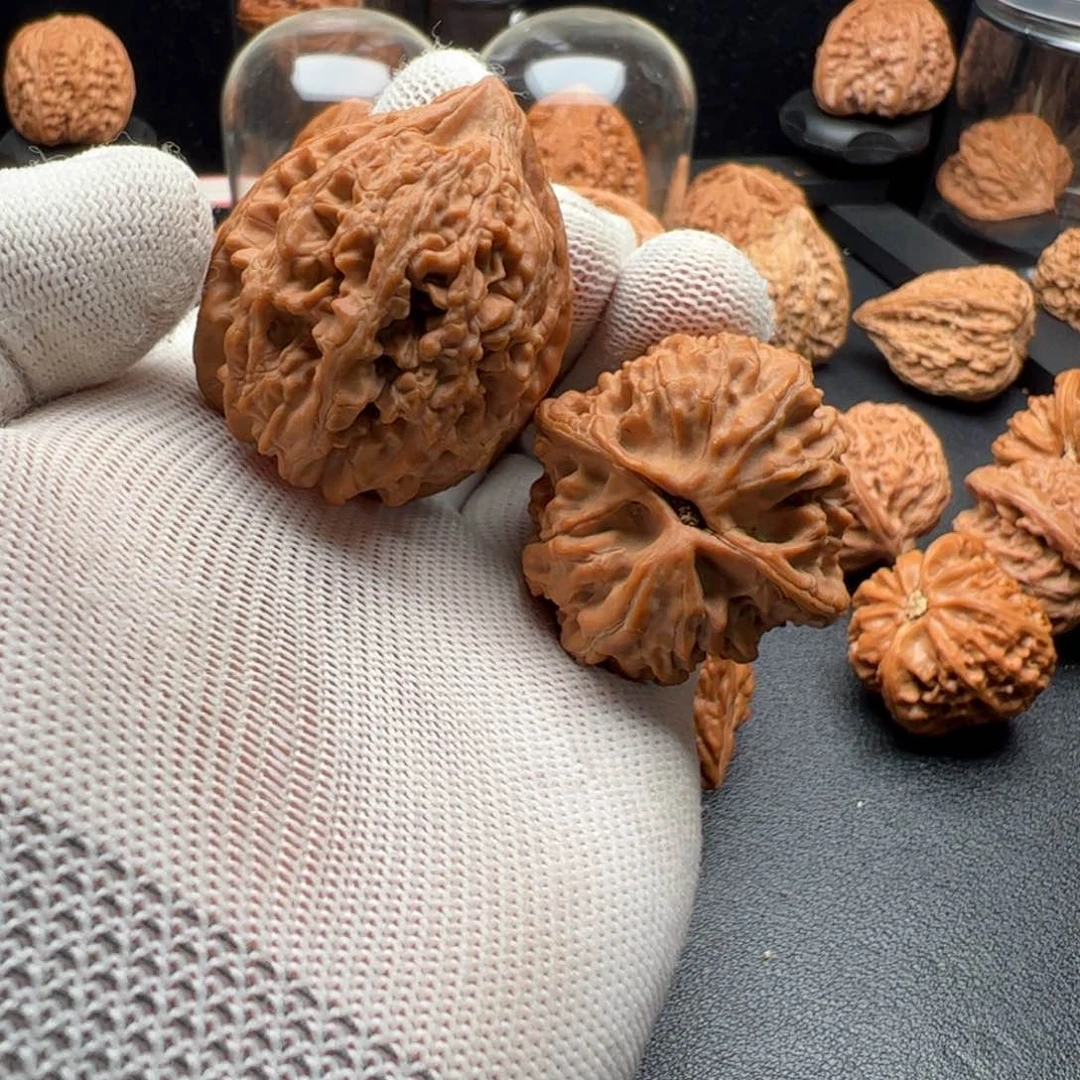 文玩核桃把件39全品大沽石