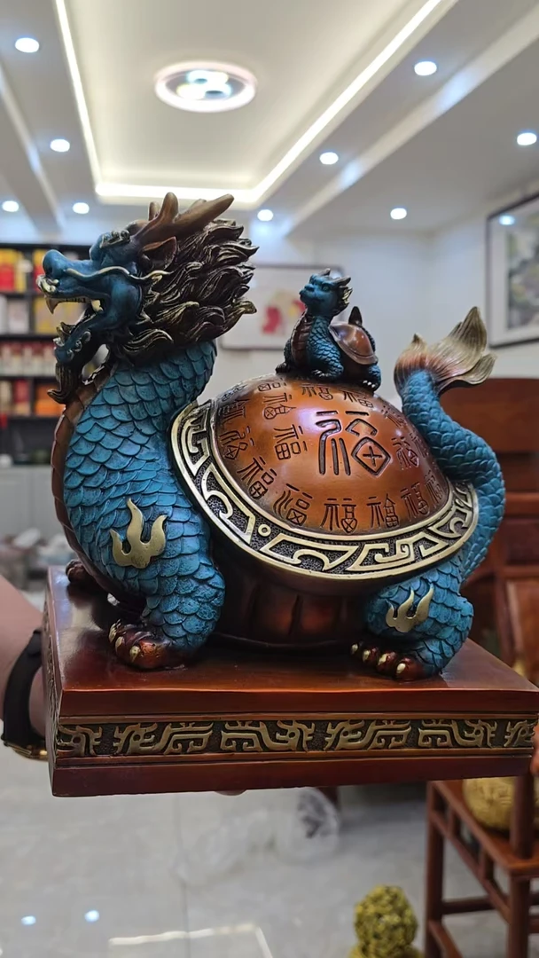 龙龟超大铜器摆件