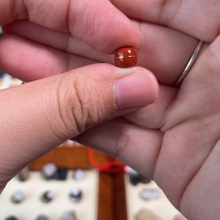 玛瑙/玉髓未镶嵌颈饰35南红