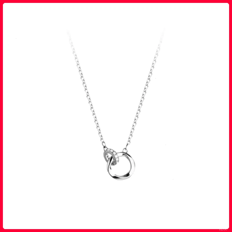 锁骨链时尚非金属莫比乌斯网红小众高级感项链女 百搭项链