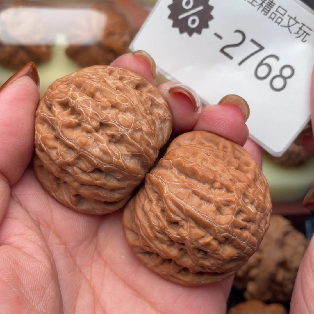 把件文玩核桃42头货红皮铁锤妹妹