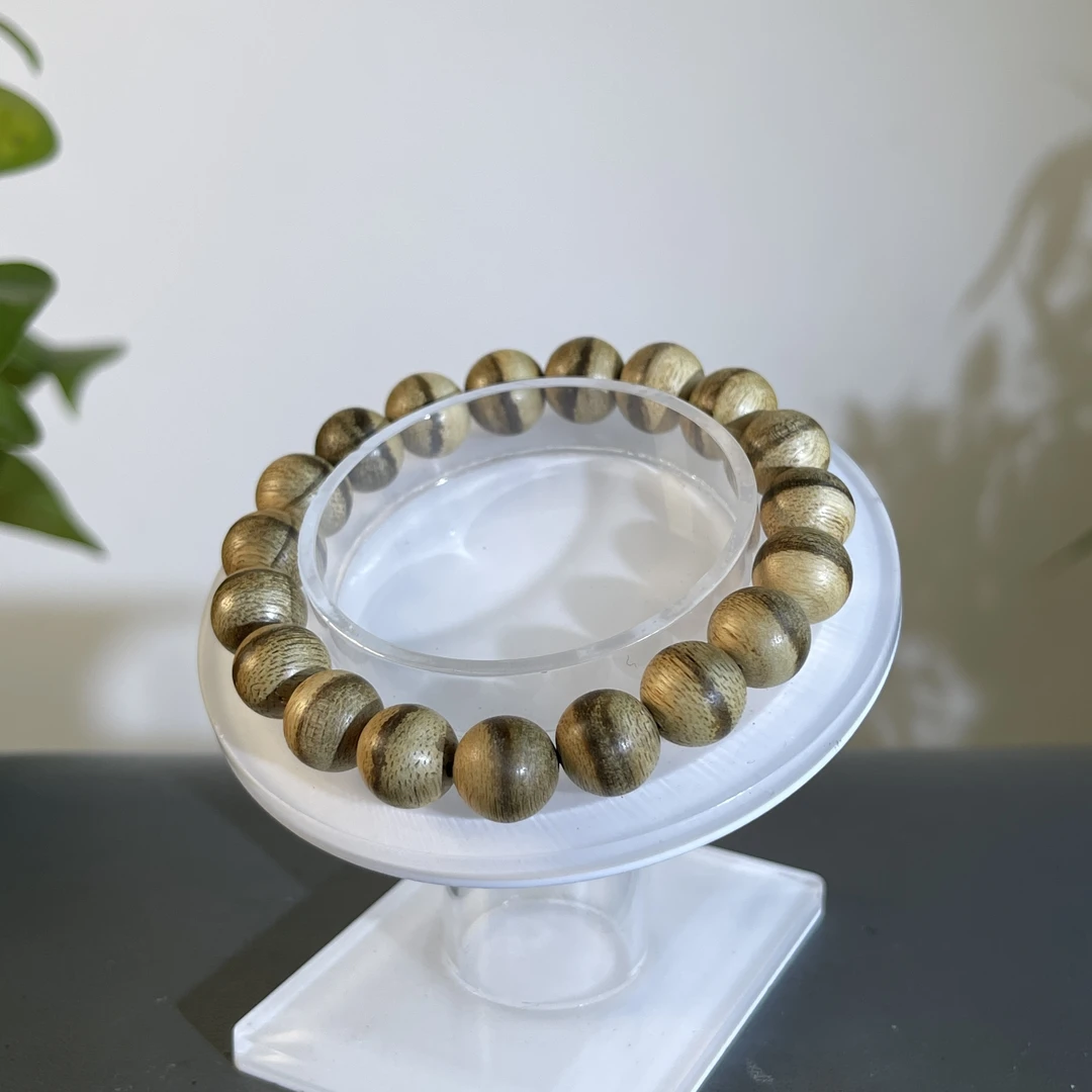 ZYCX-758 越南沉香一线天单圈5.55g 约：19颗*10mm