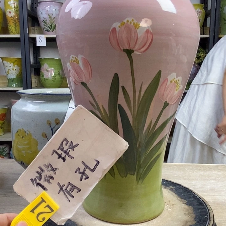 景德镇高温陶瓷花盆